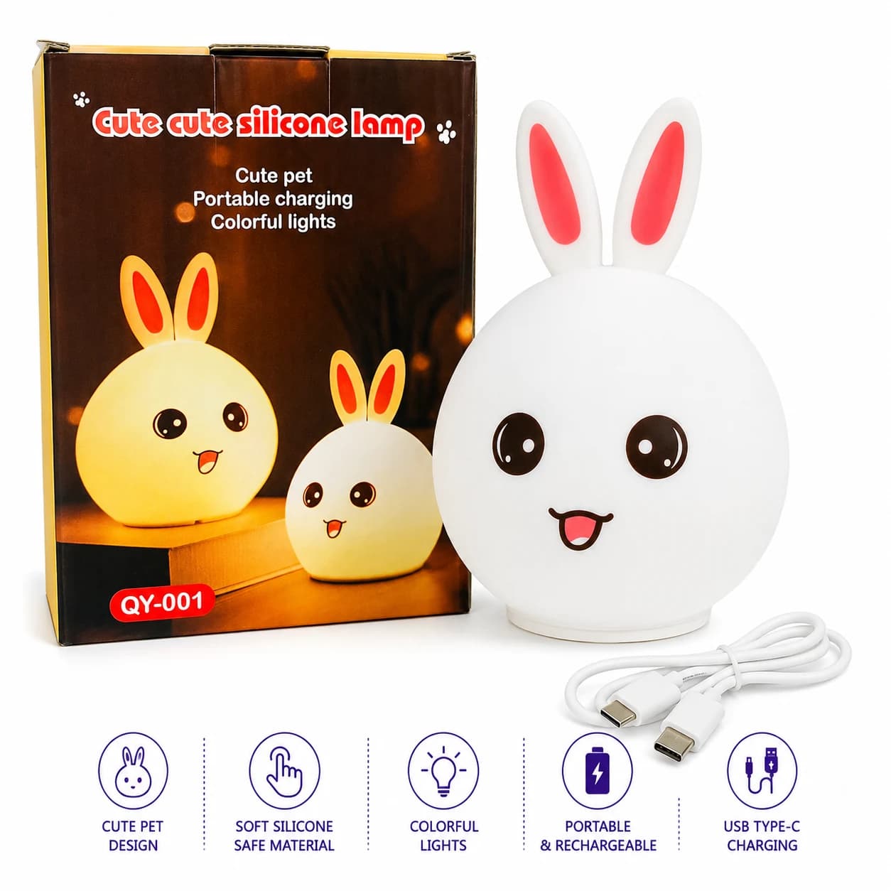 Cute Cute Silicone Lamp