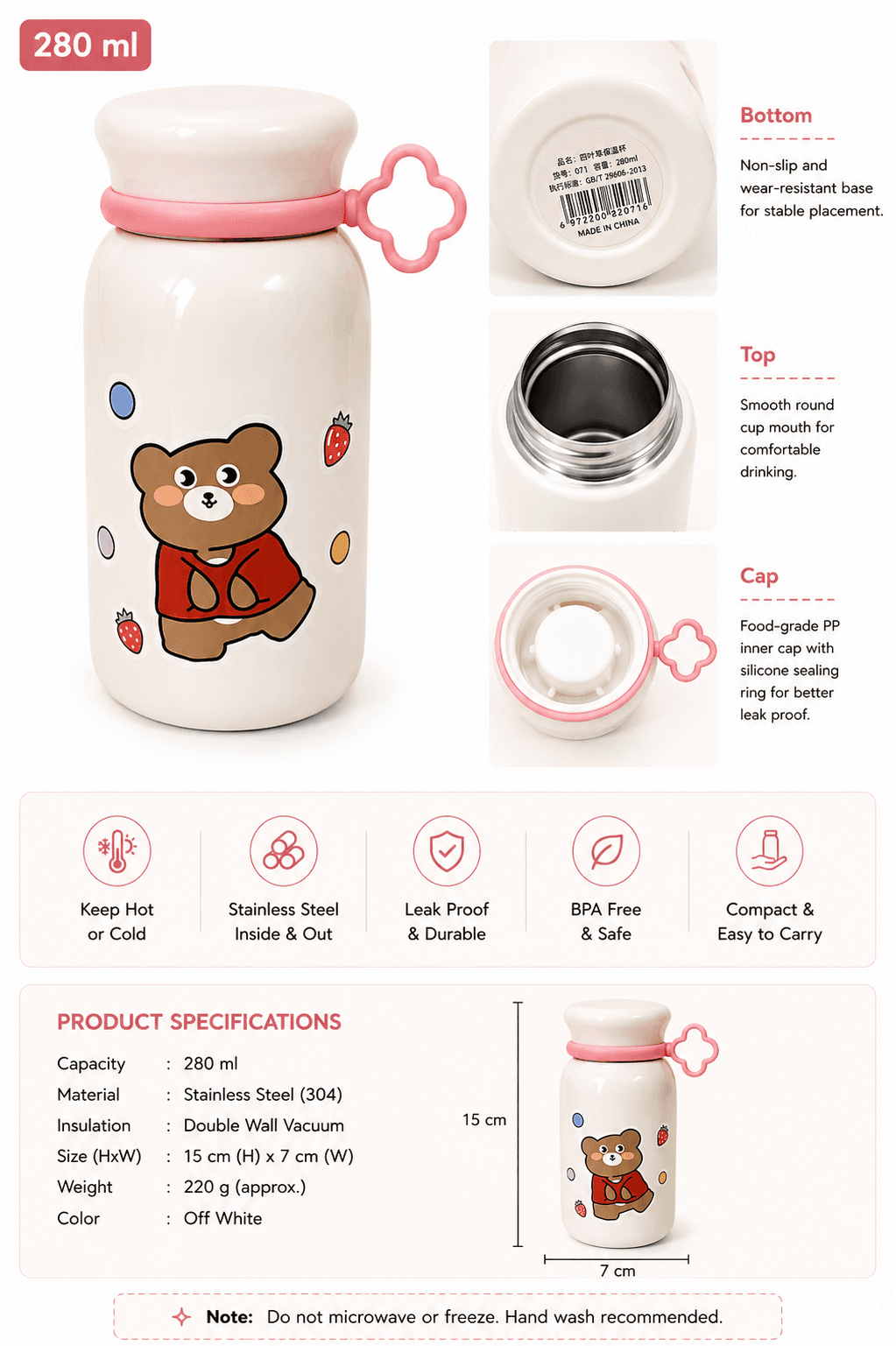 Cute Thermos Cup