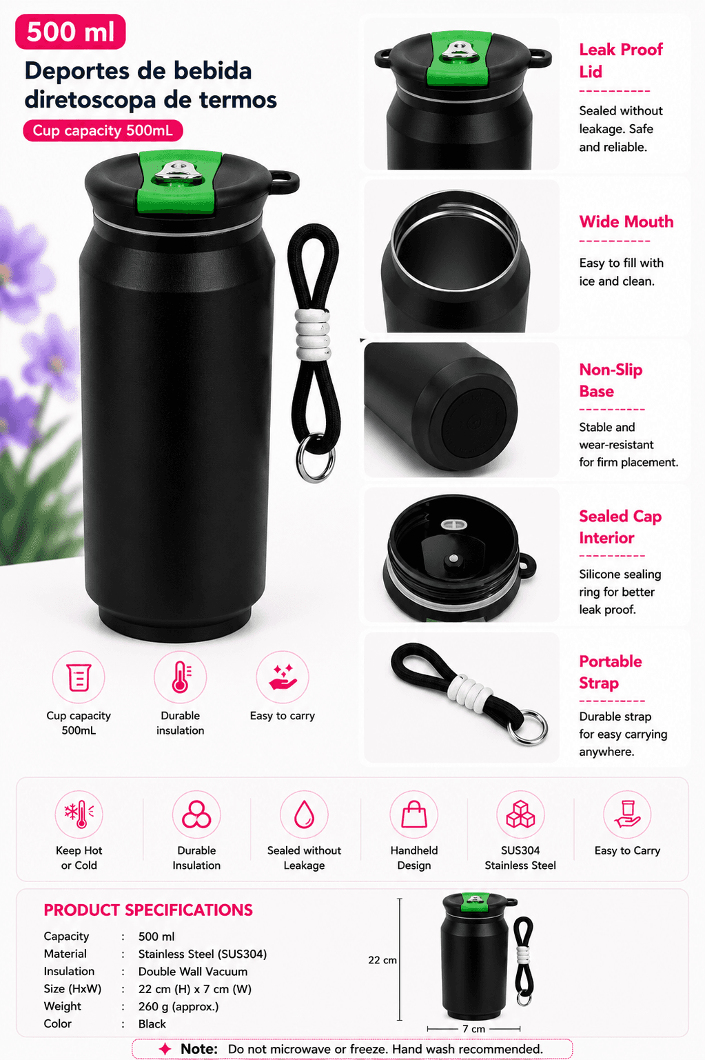 Cute Can Thermos Bottle